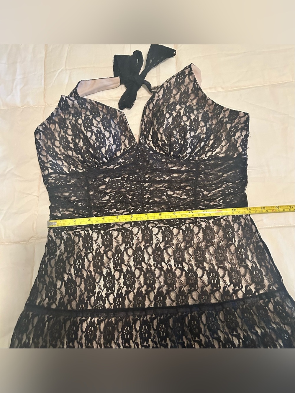 Philip Decaprio black lace halter dress - Picture 5 of 7